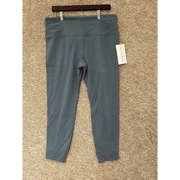Leggings Capri Athleta Elation Powervita Blu Navy Taglia S – Nuovi Senza Etichette
